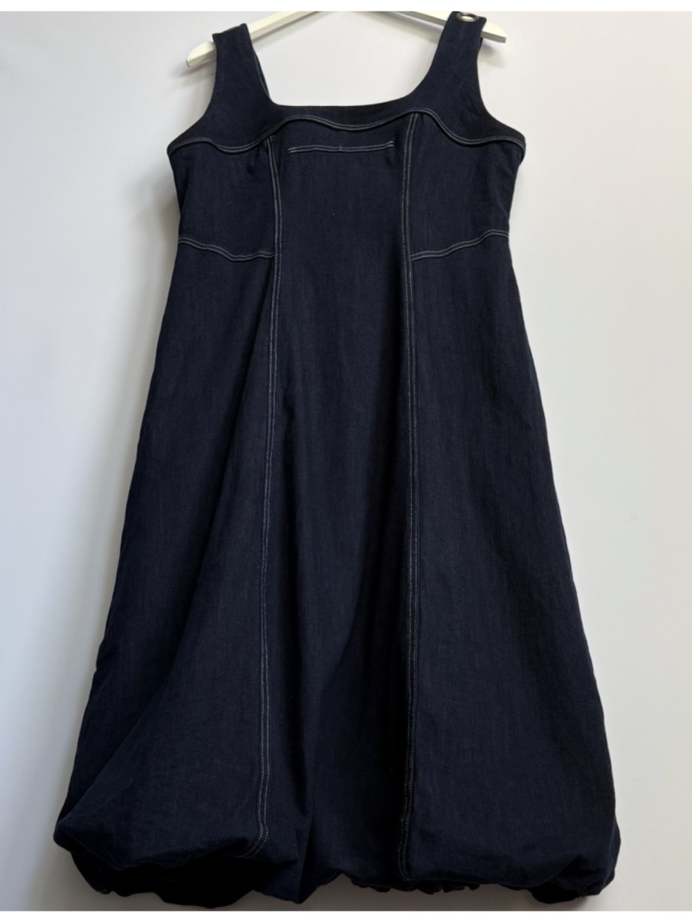 NWT Anthropologie Pilcro Square-Neck Denim A-Line Midi Dress - Picture 9 of 12